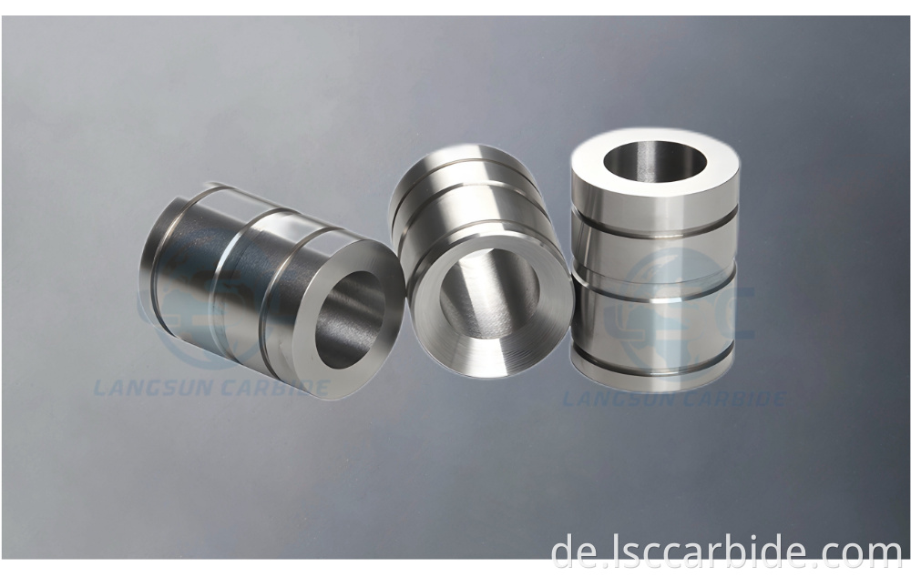 carbide bottom sleeves downhole parts